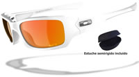 Oakley Fives Squared Custom Polished White / Fire (1607) 